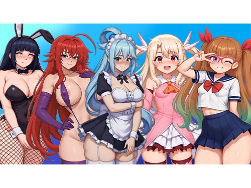 screenshot from Idle Waifu game